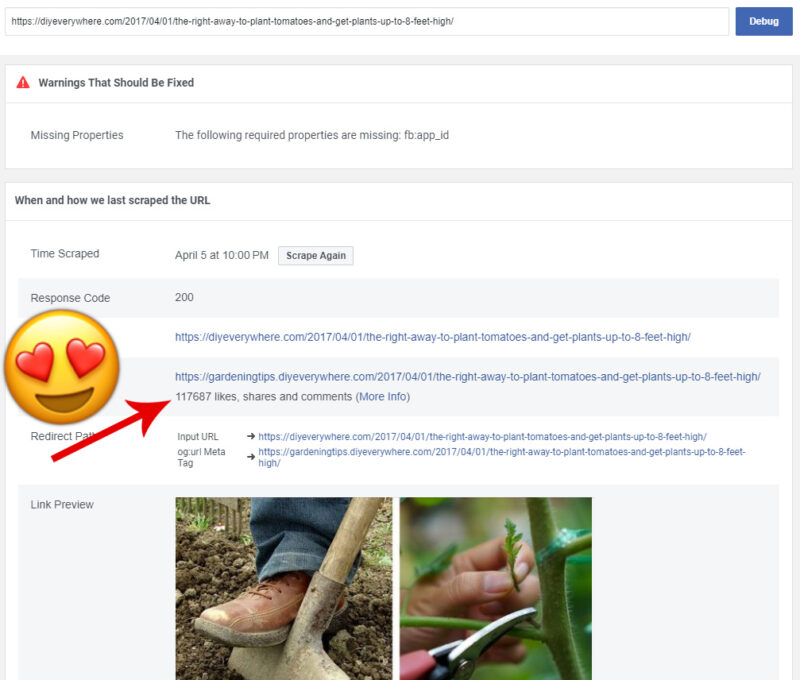 Very viral Facebook post