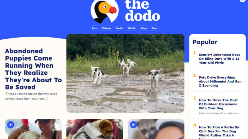 The Dodo site